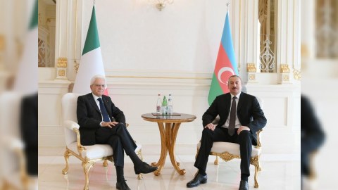 İlham Əliyev İtaliya Prezidentini TƏBRİK ETDİ
