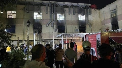 İraqda xəstəxanada yanğın - 13 ölü, 30 yaralı var