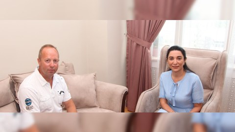 Ombudsman Litvalı jurnalist Riçards Lapaitislə görüşdü