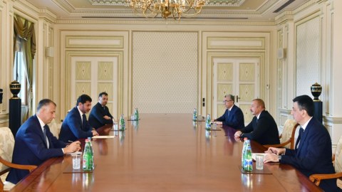 İlham Əliyev Tbilisi merini qəbul edib - YENİLƏNİB