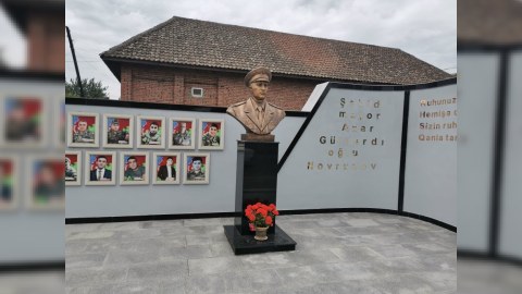 Şəhid mayor Anar Novruzovun anım günü keçirilib
