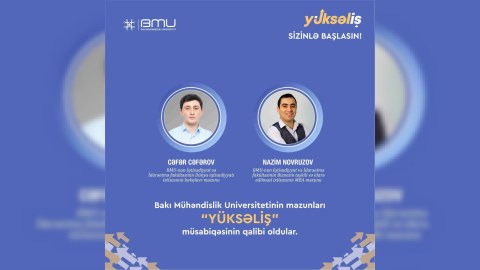 BMU-nun məzunları “Yüksəliş” müsabiqəsinin qalibi olublar