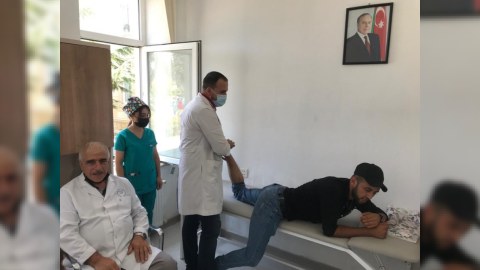 Astarada şəhid ailələri və qazilər üçün tibbi yardım aksiyası - FOTOLAR
