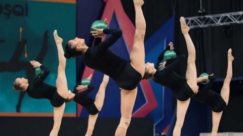 Gimnastlarımız İsraildə bürünc medal qazandı