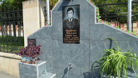 Şəhidin doğum günü qeyd olundu,  bulağın açılışı oldu - FOTOLAR