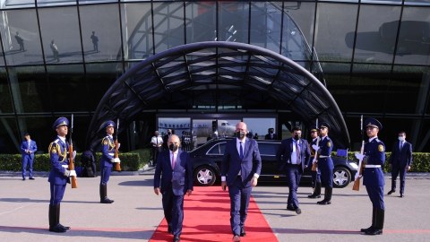 Şarl Mişelin Azərbaycana səfəri başa çatdı
