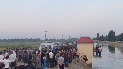 Şəmkirdə kanalda batan gəncin meyiti tapıldı - YENİLƏNİB
