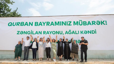 Azad olunmuş ərazilərdə Qurban bayramı qeyd olunur - FOTO
