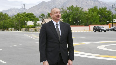Prezident Goranboya səfər etdi