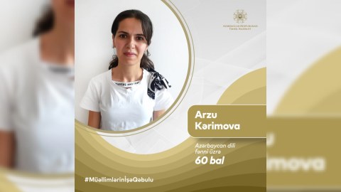 Onlar müəllimliyə imtahanda ən yüksək bal topladılar - FOTO