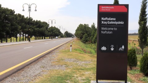 Naftalanda 7 km uzunluğunda velosiped yolu istifadəyə verilib