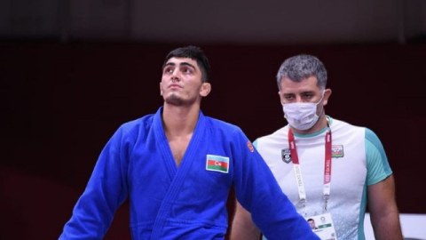 Azərbaycan cüdoçusu mübarizəni dayandırdı