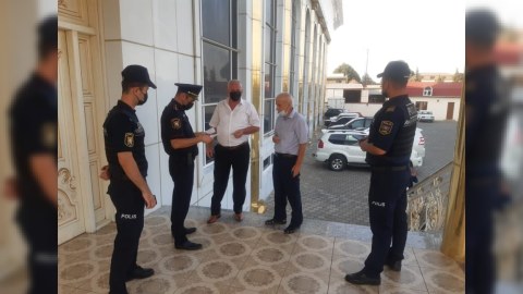 COVID-19 pasportu olmayanlar toylara buraxılmadı - FOTOLAR
