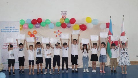 Marneulidə məktəbəqədər hazırlıq kursları məzunlarının buraxılış tədbiri keçirilib