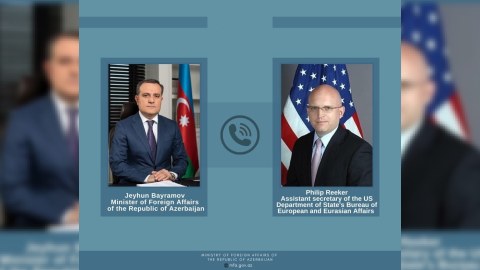 Ceyhun Bayramov ABŞ rəsmisi ilə sərhəddəki gərginliyi müzakirə etdi