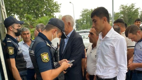 Samuxda toy qaydalarını pozanlar cəzalandırıldı - FOTO