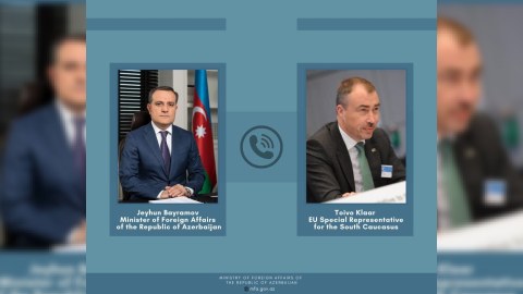 Nazir Avropa İttifaqı rəsmisi ilə sərhəddəki gərginliyi müzakirə etdi