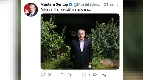 Mustafa Şentopdan Xankəndi paylaşımı - FOTO