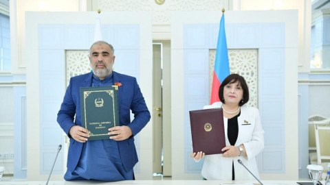 Azərbaycan və Pakistan parlamentləri arasında Anlaşma Memorandumu imzalandı - FOTOLAR