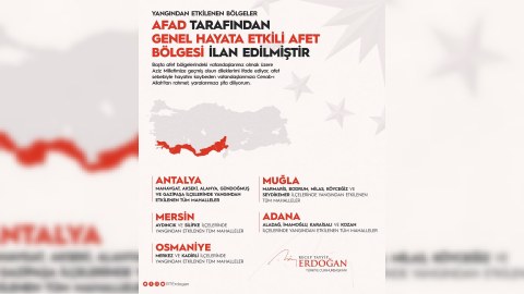 Türkiyədə yanğın bölgələri fəlakət zonası elan edildi  
