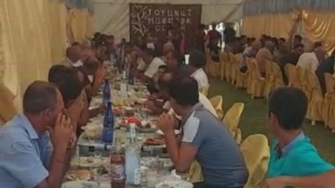 50 toy mərasimində karantin qaydaları pozuldu