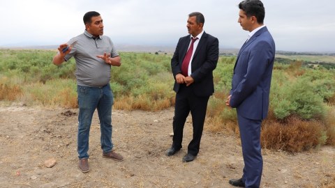 Naftalanda arxeoloji işlər aparılır
