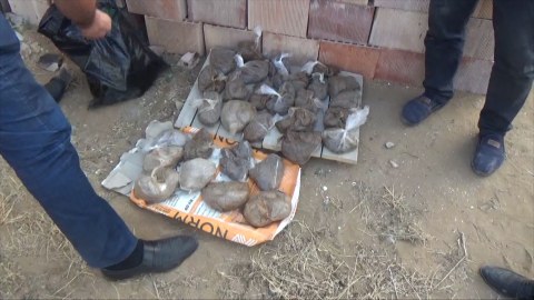 40 kiloqramdan artıq narkotik dövriyyədən çıxarıldı - FOTO