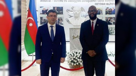 Əhməd İsmayılov Sami Əl - Hacc ilə görüşüb