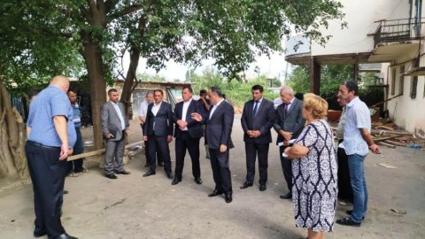 Goranboyda yeni yaşayış binası tikilir - FOTOLAR
