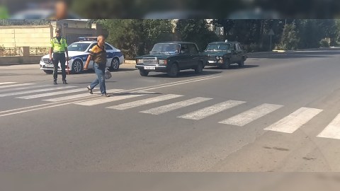 Piyadalara yol verməyən sürücülər cərimələndi
