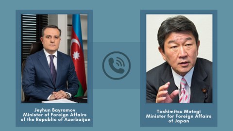Azərbaycan və Yaponiya XİN başçıları telefonla danışdı