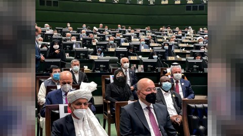 Sahibə Qafarova Rəisinin andiçməsində iştirak etdi - FOTO