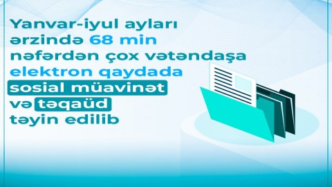 68 mindən çox vətəndaşa müavinət və təqaüd təyin olunub