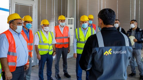 AzTU rəhbərliyi “AzerGold” QSC-nin Çovdar İnteqrəolunmuş Regional Emal Sahəsi ilə tanış olub