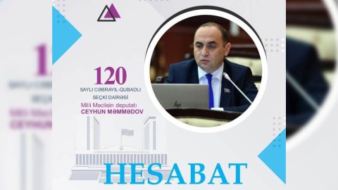 Deputat hesabat verdi