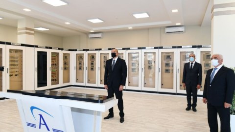Prezident yarımstansiyanın AÇILIŞINDA