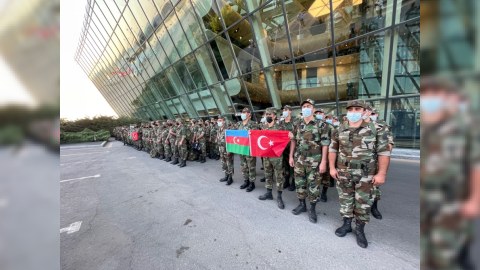 FHN-in dördüncü qrupu Türkiyəyə yola düşdü - FOTO  