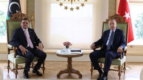 Ərdoğan Liviyanın baş naziri ilə görüşdü