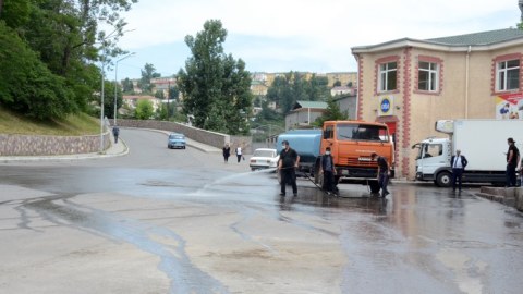 Daşkəsəndə dezinfeksiya işləri aparılıb - FOTO