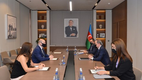Ceyhun Bayramov Belçikanın yeni səfirini qəbul etdi