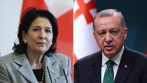 Ərdoğan Zurabişviliyə təşəkkür etdi