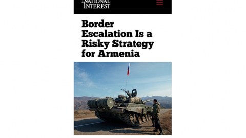 “Sərhəddə gərginlik Ermənistan üçün təhlükəli strategiyadır”