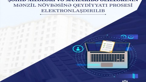 Şəhid ailələrinin mənzil növbəsi ilə bağlı yenilik