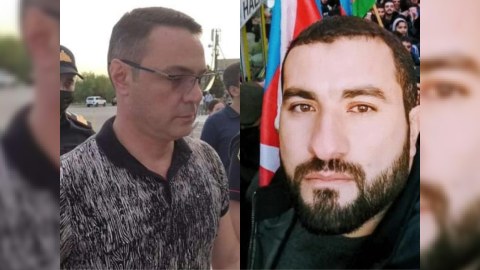 Polisi döyən deputat Hacı Talehin adamı ilə bir kamerada - FOTO