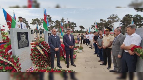 Şəhid Kamran Hüseynovun doğum günü qeyd olundu