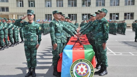 Gənc sərhədçilərimiz and içdi