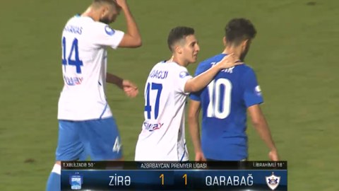 “Qarabağ” - “Zirə” oyunu bərabərə bitdi