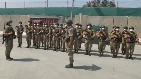 Kabildəki Azərbaycan sülhməramlılarının yeni görüntüləri - VİDEO  