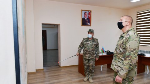 General Əfəndiyevin yeni vəzifəsində Prezidentə İLK MƏRUZƏSİ...