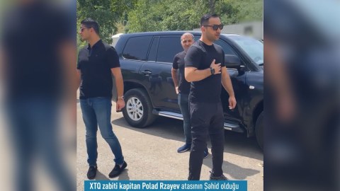 XTQ qazisi Şuşada atasının şəhid olduğu yerə getdi - VİDEO